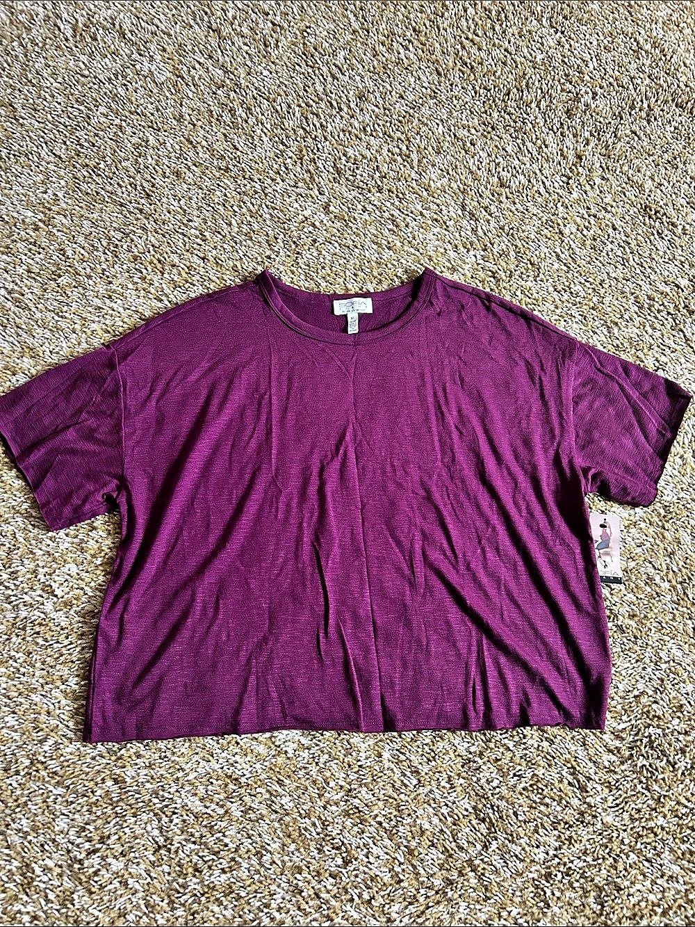 Short Sleeve Tee in Purple